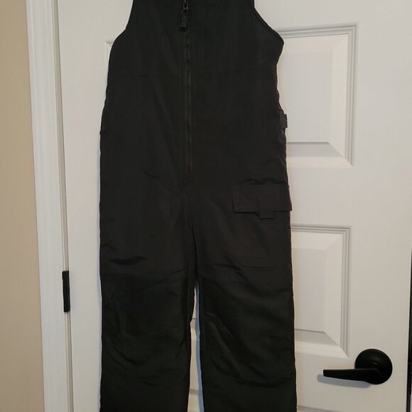 Boys or Girls Black Snow Bib Size 7 NWOT London Fog - Picture 4 of 5